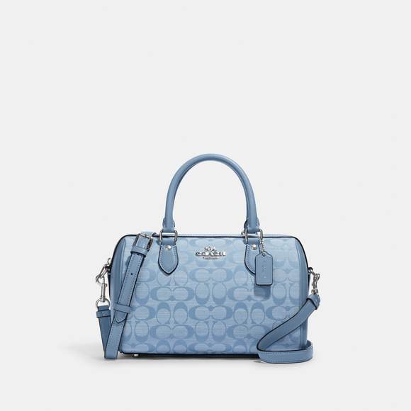 COACH Handbags - NWT Coach Outlet Rowan Satchel In Signature Chambray